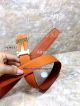 Perfect Replica High Quality Hermes Orange Leather Belt With Gold Buckle (8)_th.jpg